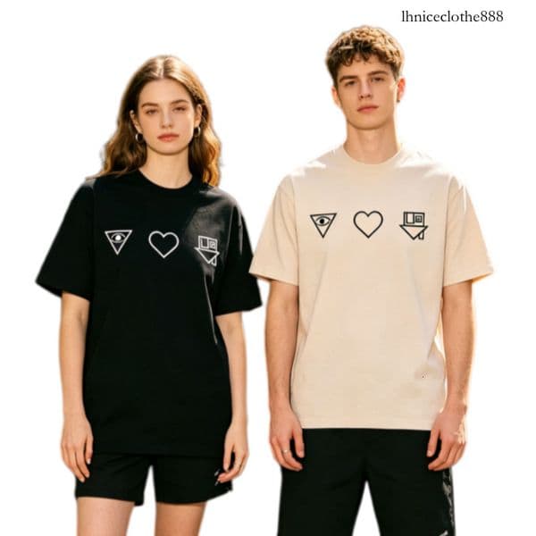 Tt Neighlyborhood Print T Shirt, Casual Street Fashion Crew Neck Short Sleeve, Comfortable Cotton Daily Tops 7d