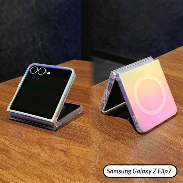 Samsung folding 7 phone case, 6 generation matte and chrome-plated, ZFlip 5 flip cover magnetic attachment case