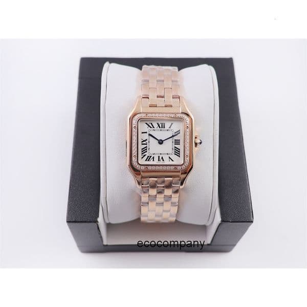 Top quality panthere watch super clone watches womens mens watch luxury designer watch swiss quartz movement 316L steel strap sapphire glass 22mm with box DLLT