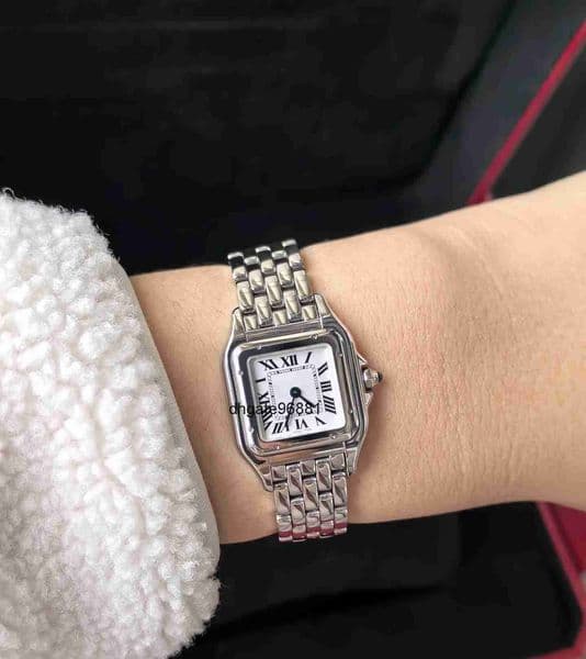 Top quality panthere watch super clone watches luxury watch women designer mens watch swiss quartz movement 316L steel sapphire glass 22mm with box 44AJ