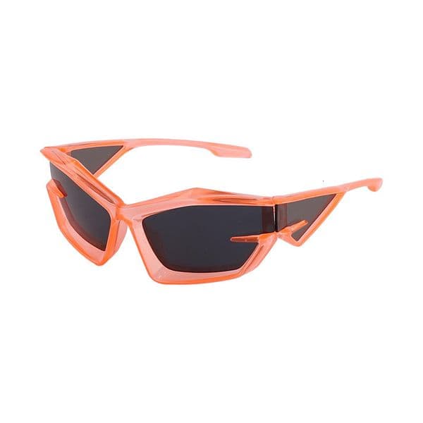 High Quality New European American futuristic technology Y2K street style and runway sunglasses, unisex sunglasses