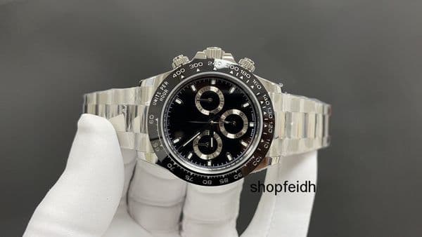 Top quality dayton watch day tona mens watch 4131 mechanical movement cosmograph super clone watches designer watch sapphire glass 904L steel 40mm with box XZ0V