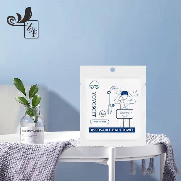 Direct sales from the manufacturer, OEM accepted, soft non-woven compressed bath towel, disposable beach towel for travel use