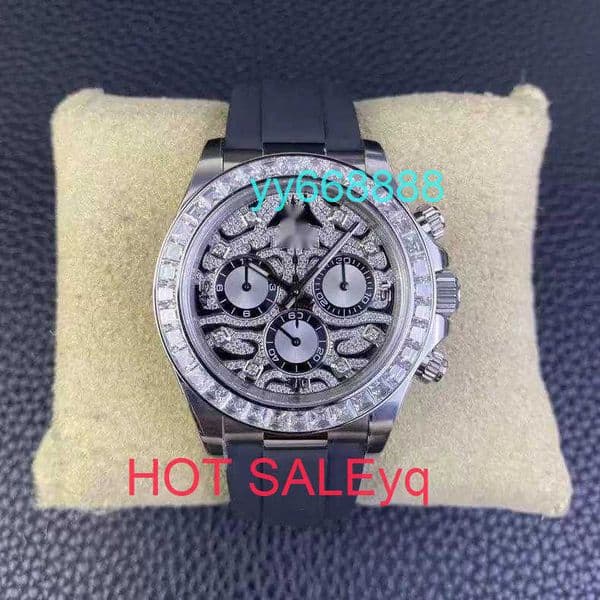 Mens watch Automatic Mechanical Wristwatches Swiss Watch 116599TBR White Tiger 4130 movement 05N8 yqtgood