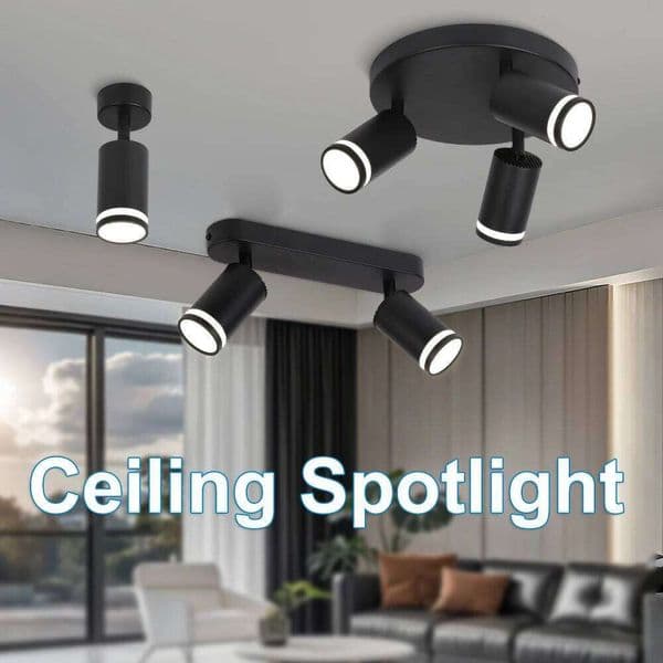 Modern Spotlight Replaceable Bulb Spot Lamp Gu10 Bracket Spotlights LED Ceiling Lighting For Living Room Bedroom Kitchen