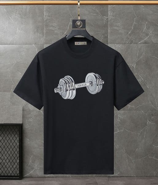 Fashion Art Pattern Men Printed Tee, Classic Crew Neck Short Sleeve T Shirt, Breathable Soft Texture, Daily Outdoor Casual Streetwear Summer Basic Tops