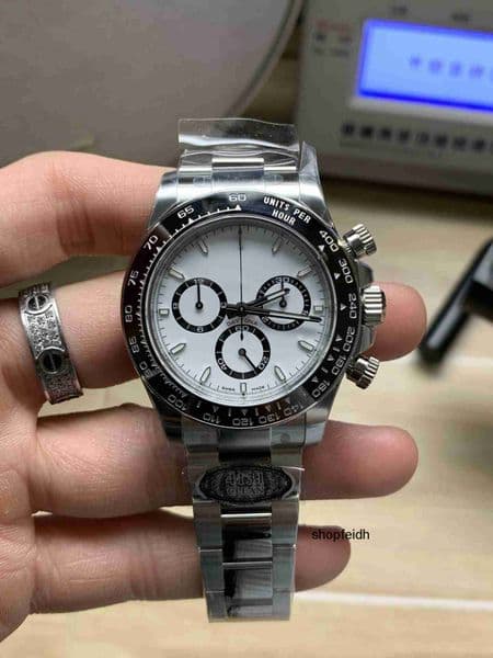Top quality dayton watch day tona mens watch 4131 mechanical movement cosmograph super clone watches designer watch sapphire glass 904L steel 40mm with box ARK6
