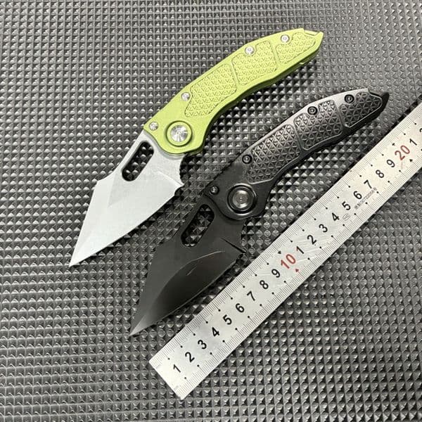 folding D2 Mark M390 blade 6061-T6 Aluminum handle outdoor tactical camping hunting EDC tool kitchen knife