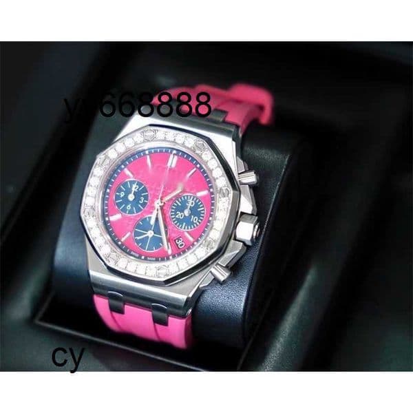 Royal Watches Luxury Oak Men 26231st Cherry Blossom Pink Stainless Steel Fashion Mechanical Watch Automatic Watch cjgood 3MPX
