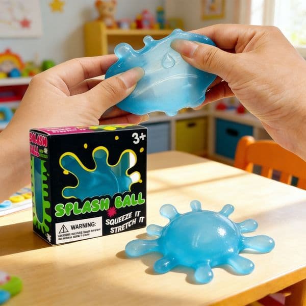 2026 New Virus Water Flower Squishy Stress Ball Slow Rebound Squeeze Fidget Toy Soft Non Sticky Portable Cute Anxiety Relief Sensory Toy Gifts For Kids And Adults