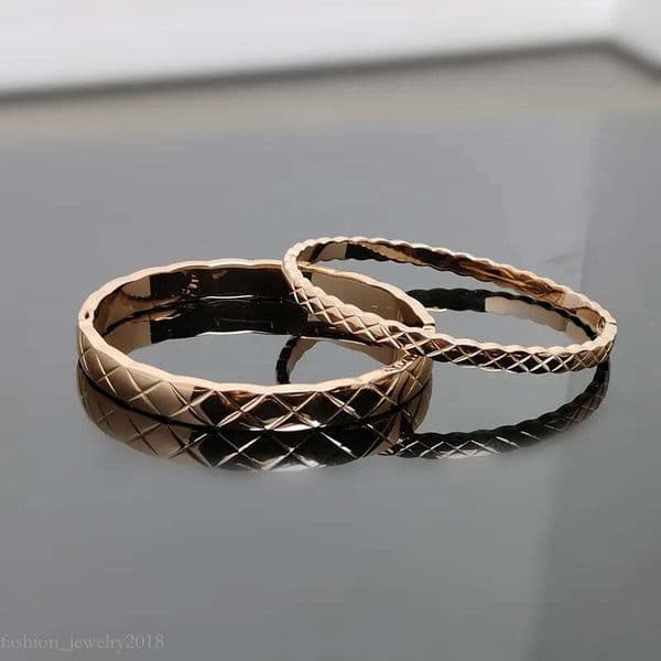 High Edition Designer CC bracelet Narrow and wide jewlery designer for women 18K Gold with Diamonds Charm Bracelet fj2018