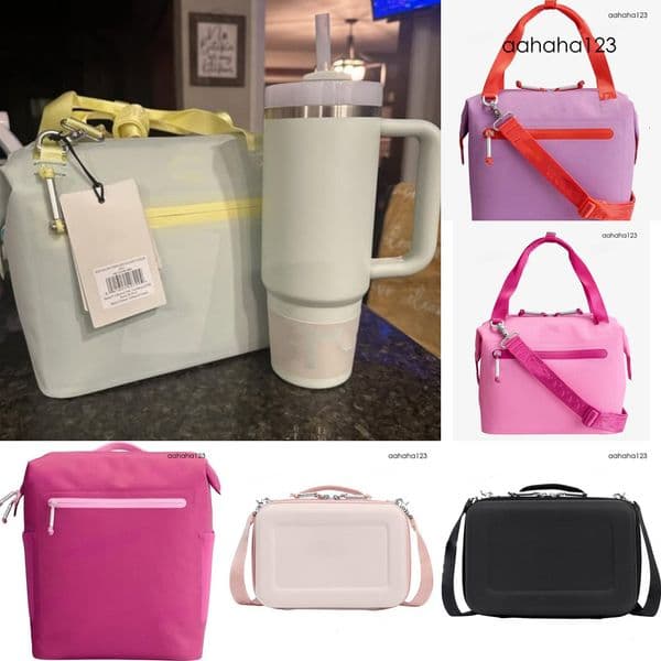 Tt Stanleies Lunch bag whole day recycled polyester ice bag 12 hour cooling travel ice bag all40 ounce cup crossbody bag with phone pocket Travel bag c9
