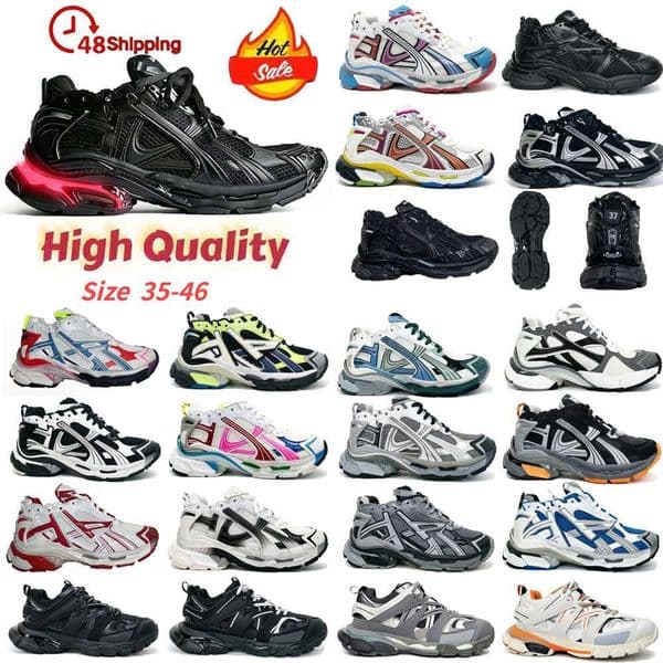 Brand Sneakers Track Runners 70 75 30 Designer Platform All Black white Multicolor Pink Blue Grey Ancien Daddy men women trainers Tennis Shoes X250207 24 dc