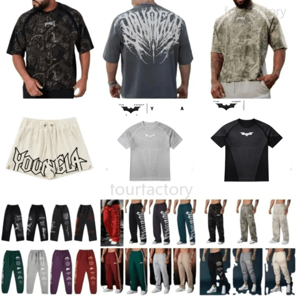 2025 Men's Pants Mens T-Shirts YOUNG LA American fashion brand high street sweatpants essential Jogger Training gym sports fitness casual straight leg slacks
