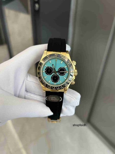 Top quality dayton watch day tona mens watch 4131 mechanical movement cosmograph super clone watches designer watch sapphire glass 904L steel 40mm with box DAOO