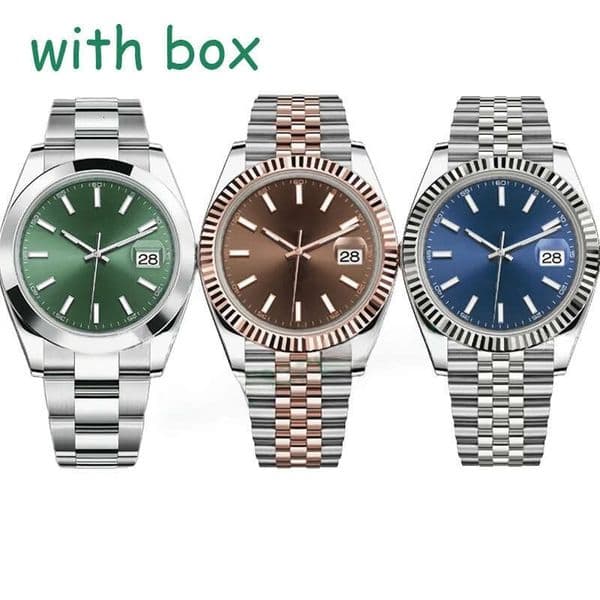 and Womens Designer Watches Luxury Automatic Mechanical Movement Mens 41MM 36MM 31MM Stainless Steel Material with Box Business Watch