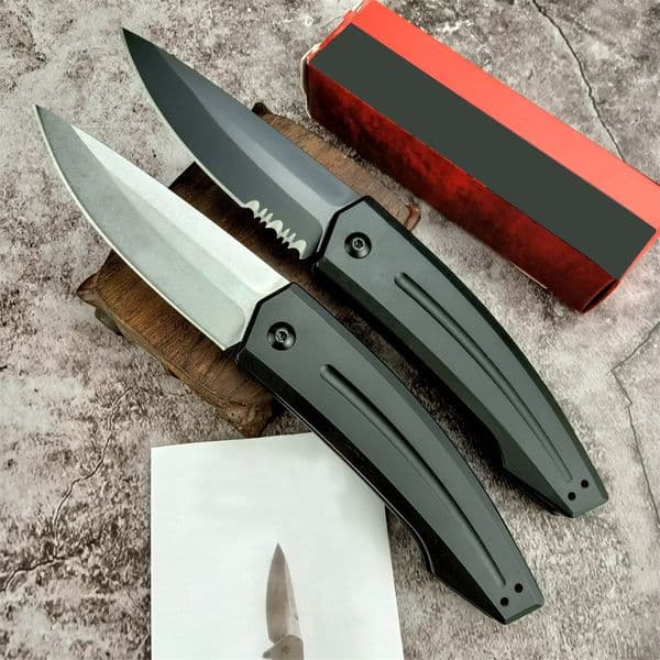 Durable KS 7200 Outdoor Folding Knife D2 Steel Blade with Aluminum Alloy Handle Jungle Exploration Hiking Everyday Carry Tool