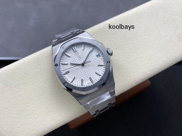 Top quality royals oak watch 15500 15510 mens watch 4302 mechanical movement super clone watches designer watch sapphire glass 904L steel 41mm with box WK6S
