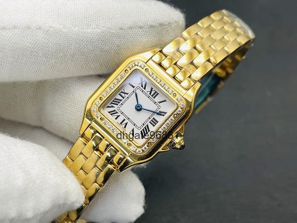 Top quality panthere watch super clone watches luxury watch women designer mens watch swiss quartz movement 316L steel sapphire glass 22mm with box GXTZ