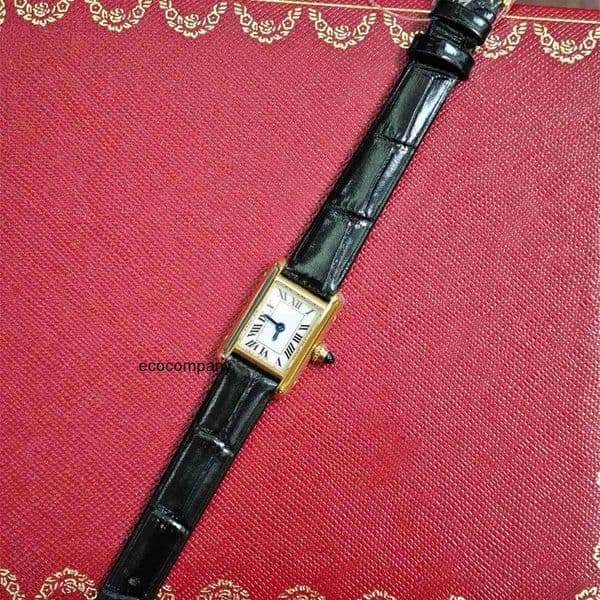 Top quality tanks watch mens watch super clone watches luxury watch women designer watch swiss quartz movement leather strap sapphire glass 22mm 25.5mm with box 805V