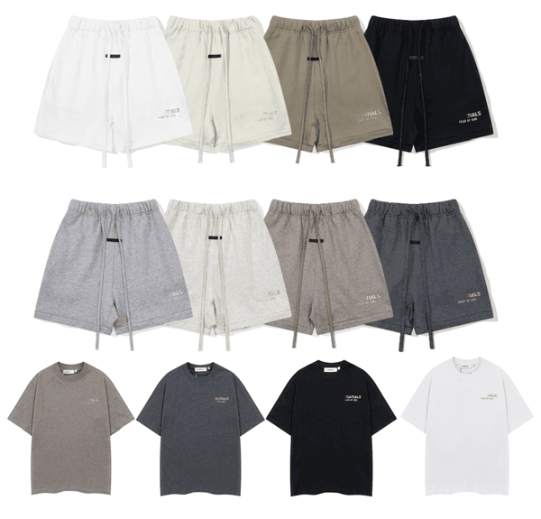 Essential Style Men Shorts Casual Jorts Basketball Swim Shorts Homme Summer Streetwear Short Pants