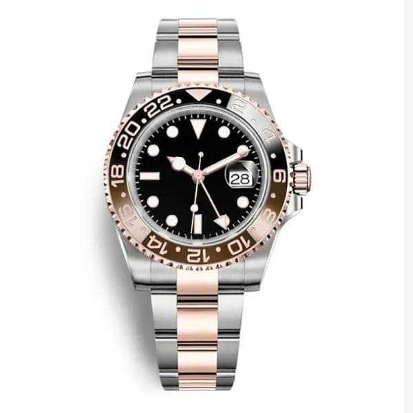 AAA batman black root beer watch 2824 swiss mechanical Ceramic luxury Watches automatic 40mm Stainless Steel Sliding Buckle Sapphire Luminous Montre de Luxe