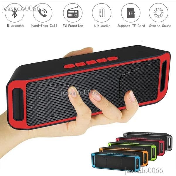 Outdoor Wireless For Computer Laptop Music Player Portable Subwoofer Bluetooth Speakers With TF Card USB AUX Support