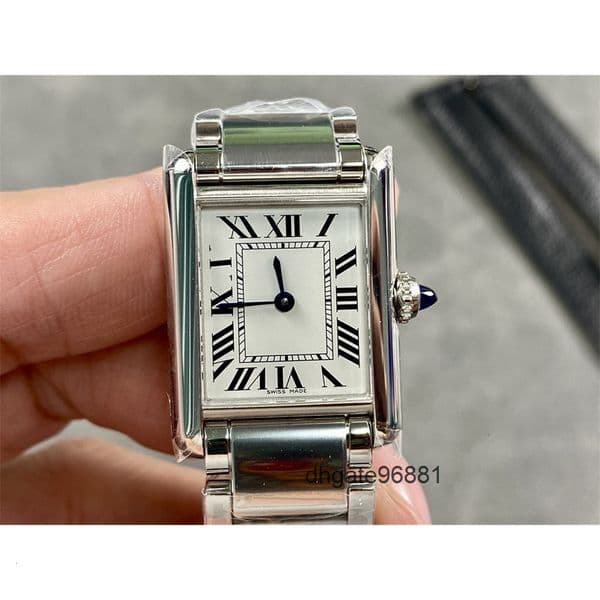 Top quality tanks watch super clone watches watch women mens watch luxury designer watch swiss quartz movement sapphire glass leather strap 22mm with box 8GEH