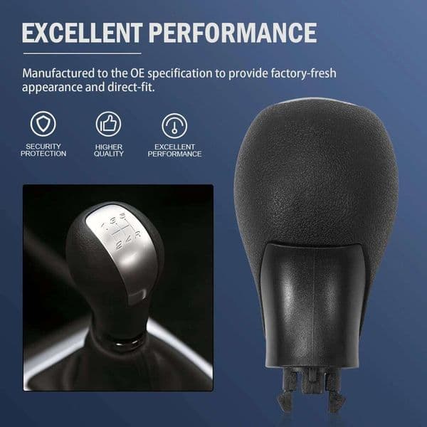 5 Speed Shift Knob Fit for Honda Civic 2012 2013 2014 2015 54102-TR0-A03ZB