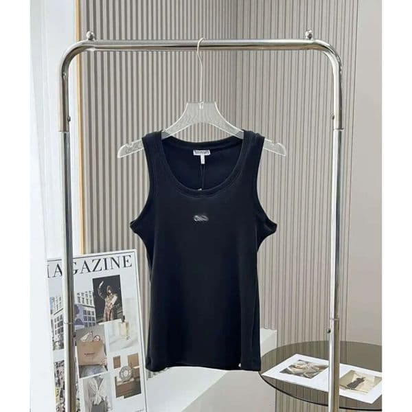 Women designer wet tanks t shirt summer vest sleeveless womens camis knitted debardeur luxe croptop outwear elastic tank top fashion embroidery dh27