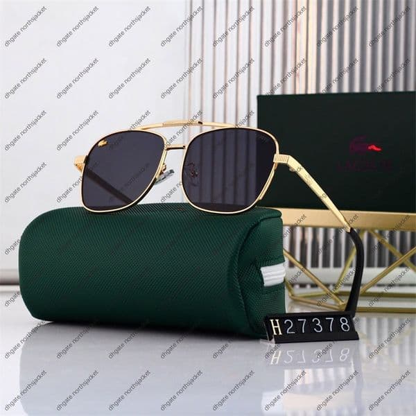 Sunglasses Men Designer Luxury Glasses Free Shipping Top Quality Metal Frame Lacosse Goggle Lenses Cool Holiday Eyeglasses Vintage Men Eyewear With Box