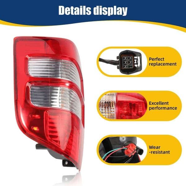 For Ford Ranger Thunder Pickup Truck 2006 2007 2008 2009 2010 2011 Brake Lamp TailLight with Bulb Rear Tail Light Assembly