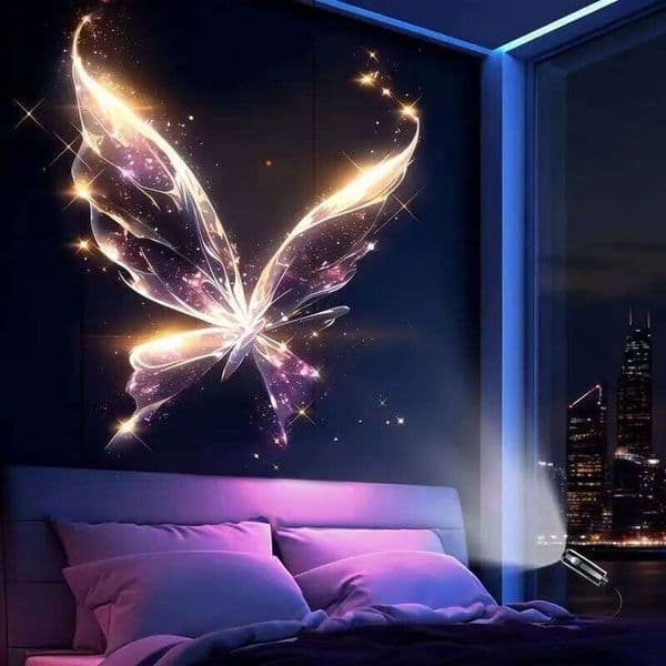 USB stage, room atmosphere projection lamp presented 6 replacement diaphragm home party decoration artifacts.