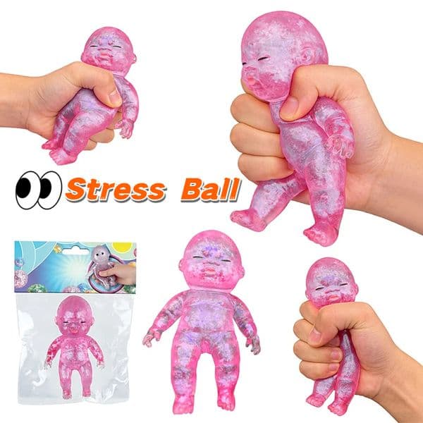 Vivid Sugar Squeeze Squishy Baby Slow Ball Rebound Decompression Toy For Adult Kid Relieve Stress Home Decor SEA
