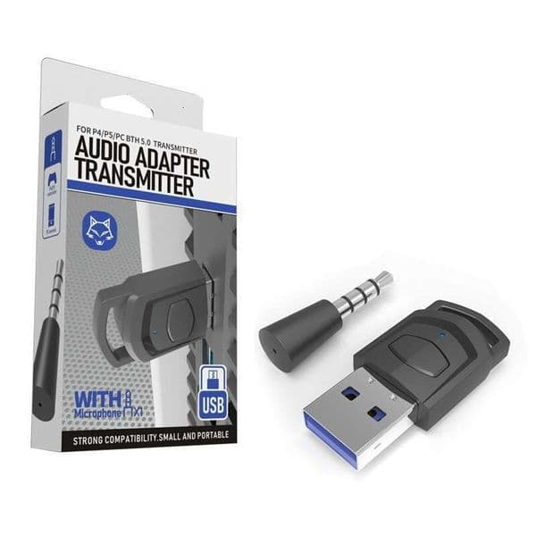 Cross-border Hot Selling Audio Transmitter for PS5/PS4/PC PC Bluetooth Adapter Wireless Headphone Receiver