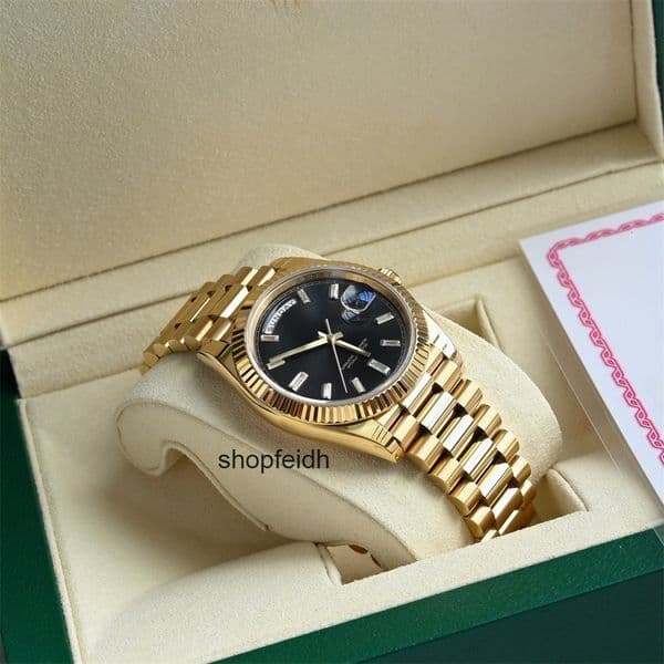 Top quality day date watch super clone watches 3255 mechanical movement mens watch designer watch sapphire glass 904L steel 40mm 36mm with box BLXS