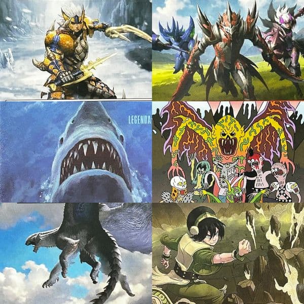 20 cards | Family & Friends Dueling Fun TCG Single Battle Card for Home Party Games | Premium Collectible Card with Protective Sleeve