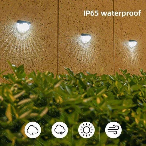 LED Powered Lamp Garden Lights Outdoor Waterproof Villa Balcony Stairs Fence Decorative Lighting Solar Light
