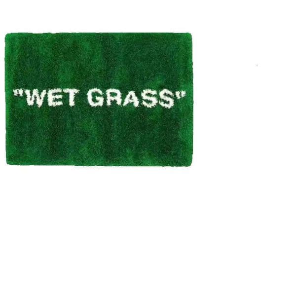 Home Furnishings Art Carpets Markerad WET GRASS Area Rug Hypebeast Collection Parlor Bedroom Playroom Trending Sneakers or Fakes Plant Grass Mat Supplier