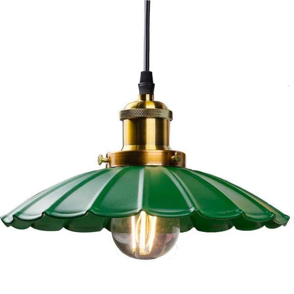 Pendant Gold Modern Chandelier Ceiling with Green Lantern Design Hanging Light for Kitchen Island Bedroom