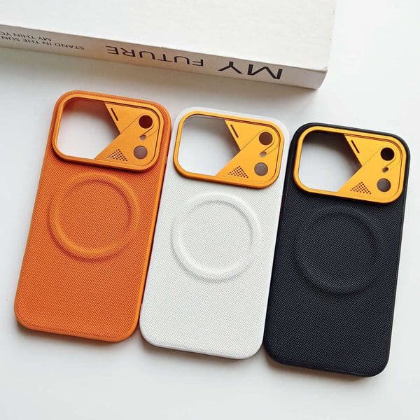 Suitable for Apple Max phone case, diamond pattern, iPhone 17 Pro magnetic protective cover, high-end new model