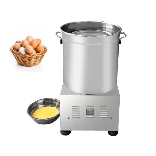 Commercial Electric Egg Breaker Machine Stainless Steel Industrial Fresh Egg Shell Liquid Separator Beat Cracker Food Processing