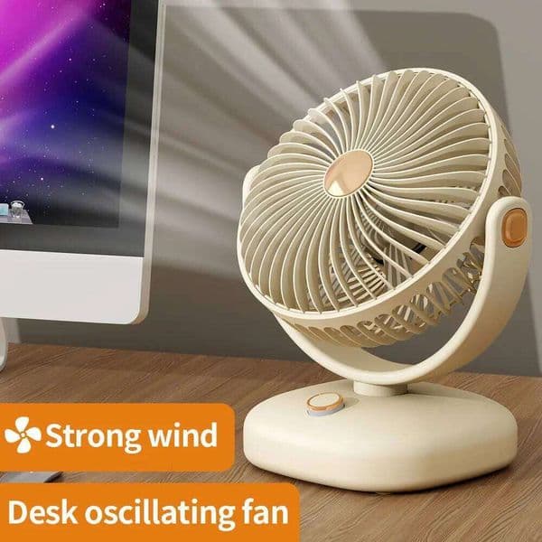 KASYDoFF Mini 4 Speeds Desktop Portable Table Cooling Powered by Strong Wind Kipas USB Desk Fan