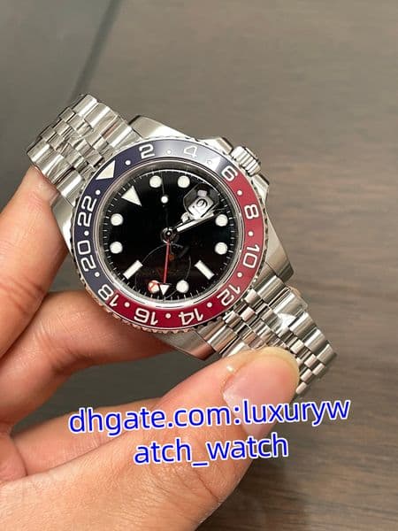 VS Factory Watchs V3 Version GMT 126710 Black Stainless Steel Automatic Dandong CAL.3285 Movement Mens Watch 41mm Sapphire Men Waterproof Wristwatches Box Papers
