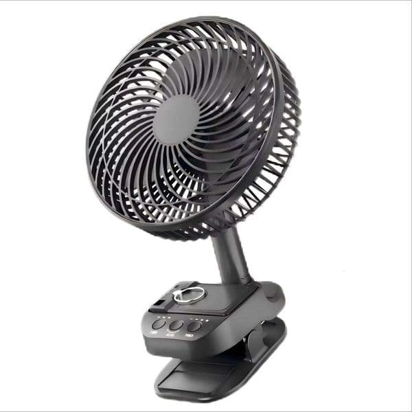 XIAOTREE 10000mAh Portable Auto Oscillation Clip with Hook Removable Battery as Mini Power Bank for Outdoor Camping Fan
