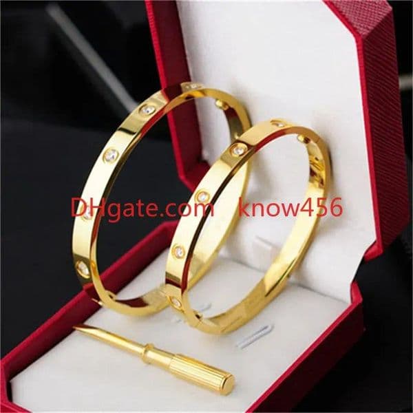 Womens Mens Screw Bracelet Luxury Customized Bangles Designer Braceletes Punk Accessories Fashion Braclet Christmas Gifts Valentine's Day