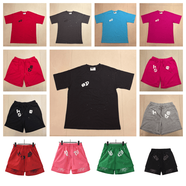 spider shorts 1 1 Men Short Designer spyder Short Classic Printed Shorts Trendy Brand Shorts Summer Shorts trendy Shorts Yellow Oversized Young Thug T Shirt