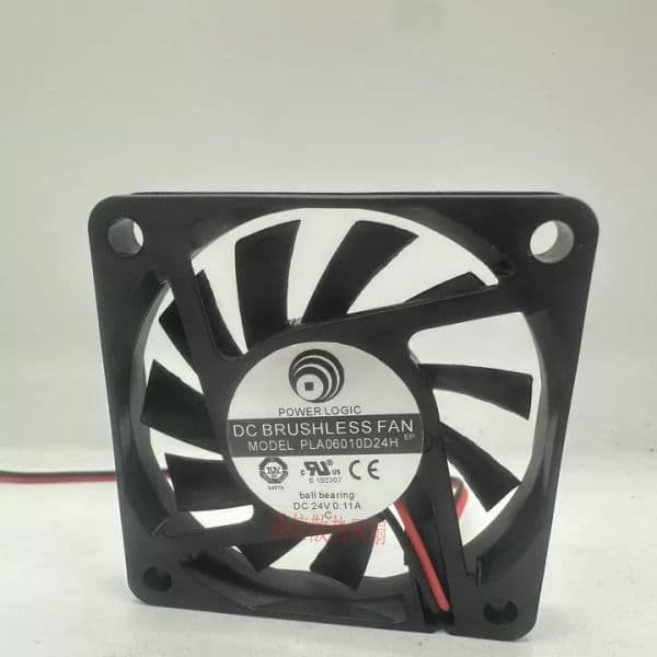 Free shipping original PLA06010D24H DC24V 0.11A 6CM 2-wire inverter cooling fan