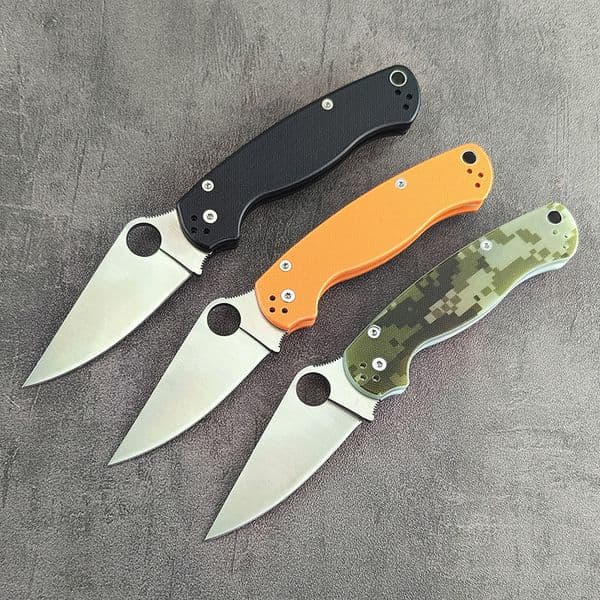C81 Folding Knife Outdoor Camping, Hiking Pocket Knife Travel Portable EDC Utility Knife G10 handle Liner Lock