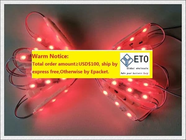 With Lens Ultrasonic Seal LED Module Waterproof LED Back Light DC12V 1.2W SMD 5730 3 Led IP68 CE ROHS LL Tax Duty Free
